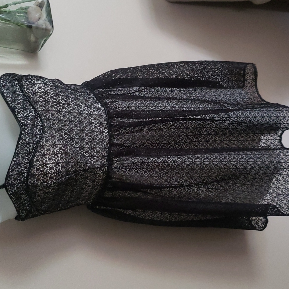 City Studio Black & White Mini Dress